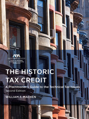 cover image of The Historic Tax Credit